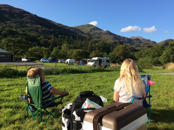 View of Snowdon from Campsite